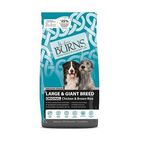 Burns Original Chicken & Brown Rice Large & Giant Breed Dog Food 12kg