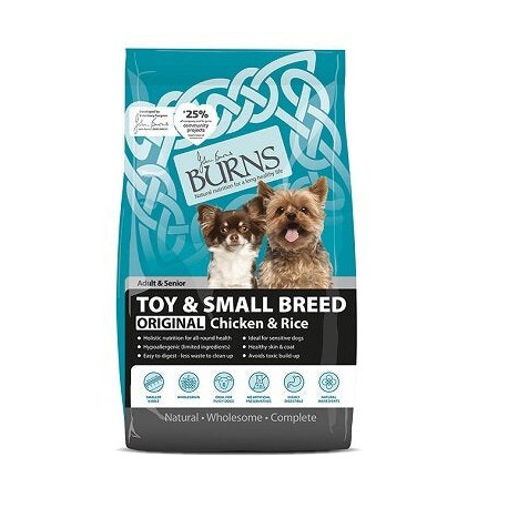 Burns Original with Chicken & Rice Toy & Small Dog Food 2kg