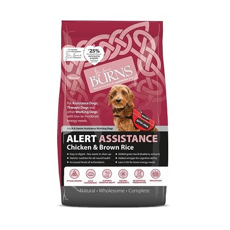 Burns Alert with Chicken & Brown Rice Dog Food 12kg