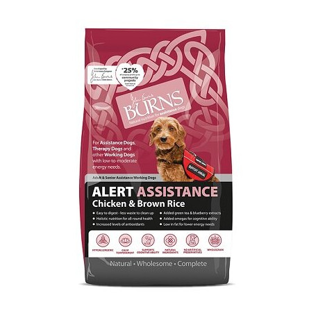 Burns Alert with Chicken & Brown Rice Dog Food 6kg