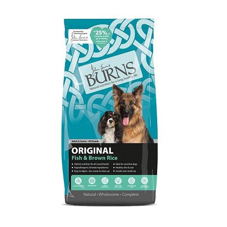 Burns Original with Fish & Brown Rice Dog Food 6kg