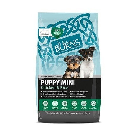 Burns Puppy Mini with Chicken & Rice Puppy Food 2kg