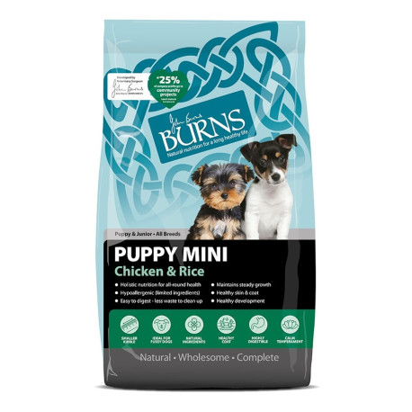 Burns Puppy Mini with Chicken & Rice Puppy Food 6kg