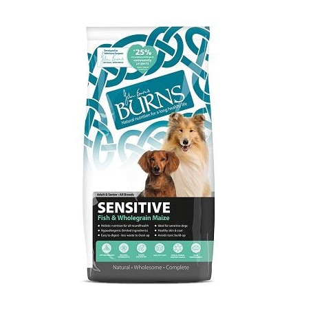 Burns Sensitive with Fish & Maize Dog Food 2kg