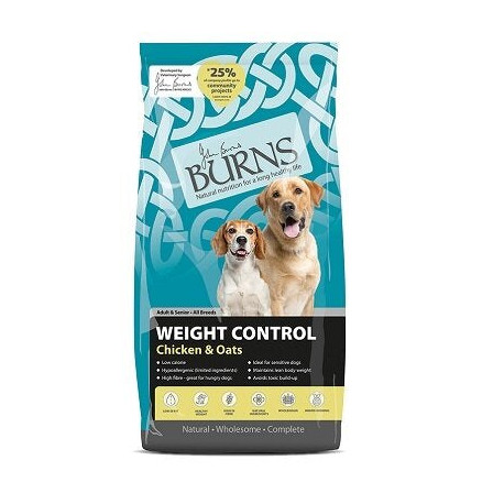 Burns Weight Control with Chicken & Oats Dog Food 2kg