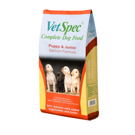 VetSpec Complete Puppy & Junior Dog Food Salmon 12kg