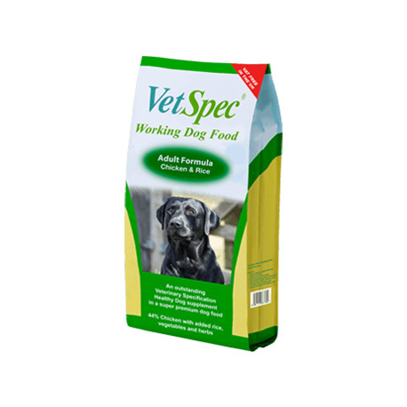 VetSpec Working Adult Dog Food Chicken 15kg