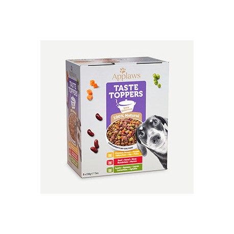 Applaws Taste Toppers Natural Wet Dog Food Stew Selection Multipack 8 X 156g