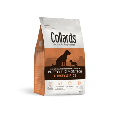 Collards Puppy Turkey and Rice 2kg