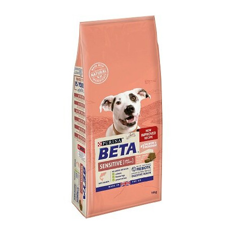 Beta Adult Sensitive Dry Dog Food With Salmon 14kg