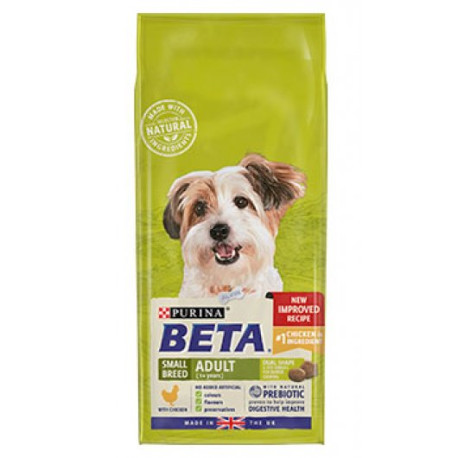 Beta Adult Small Breed Dry Dog Food With Chicken 2kg