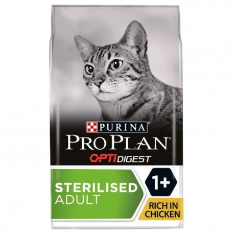 Pro Plan Optidigest Sterilised Adult Dry Cat Food Chicken 3kg