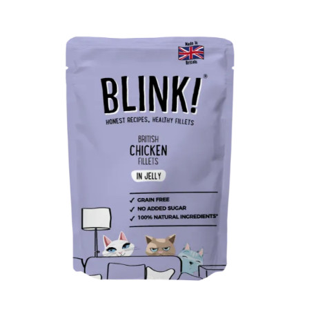 Blink Roasted Chicken Cat Food Pouch 85g