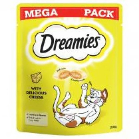 Dreamies Cat Treats With Cheese Mega Pack 200g