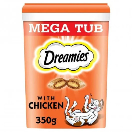 Dreamies Cat Treats With Chicken 350g Megatub