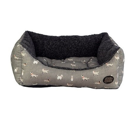 Snug & Cosy Townsend Grey Dog Bed