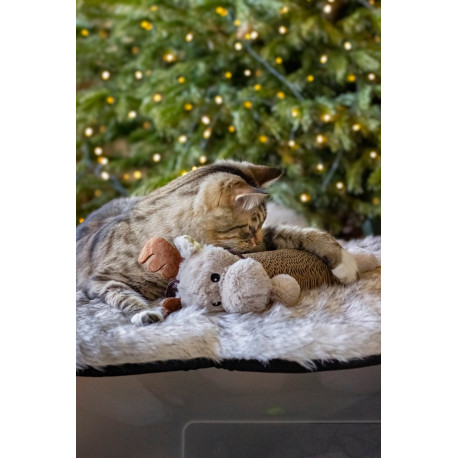 Rosewood Xmas Reindeer Cardboard Cat Scratcher