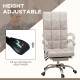 Vinsetto Massage Office Chair, Ergonomic Desk Chair, Comfy Work Study Chair with Heat, Padded Seat, 135° Reclining Back and Foot