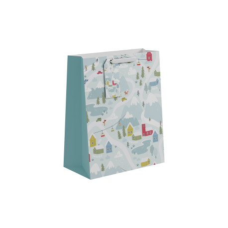 Mountain with Cable Car Gift Bag (Large)