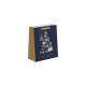 Blue &amp; Gold Christmas Tree Gift Bag (Medium)