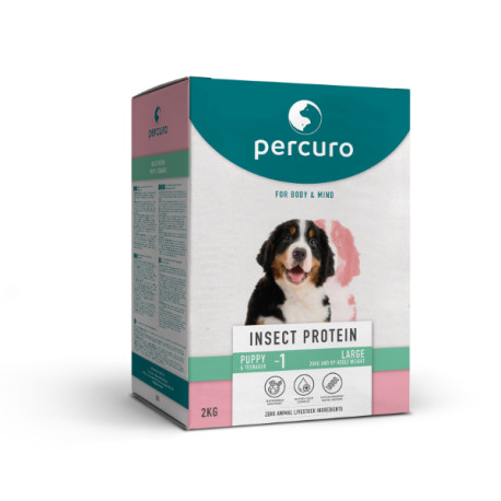 Percuro Insect Protein Puppy Large Breed Dry Dog Food 2KG