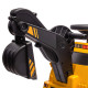 3 in 1 Ride-On Excavator, Bulldozer, Road Roller, with Music, Anti-Roll Device, for Ages 18-48 Months - Yellow