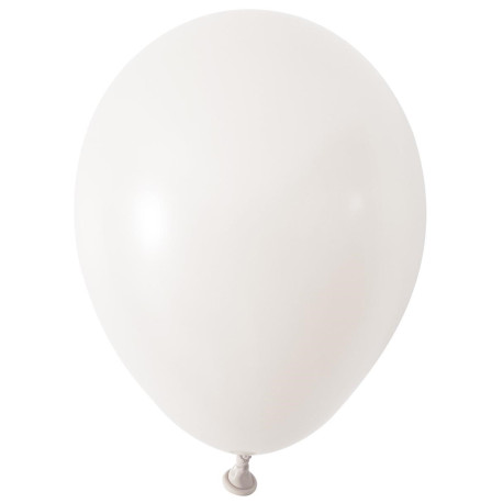 White Round Shape Latex Balloon - 5 inch (Pk 100)