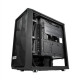 Fractal Design Meshify C Mini (Dark TG) Gaming Case w/ Dark Glass Window, Micro ATX, Angular Mesh Front, 2 Fans, Full Length PSU