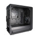 Fractal Design Meshify C Mini (Dark TG) Gaming Case w/ Dark Glass Window, Micro ATX, Angular Mesh Front, 2 Fans, Full Length PSU