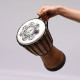 Chakra Wide Top Djembe Drum - 17cm