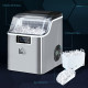 3.2L Compact Ice Machine, with LCD Screen and Accessories - Silver-Tone