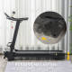 2.5HP 14Km/h Manual Incline Electric Running Machine Motorized Treadmill Folding, MP3 &amp; USB Player, 12 Preset Programs, 5 Speed 