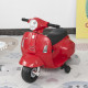 Vespa Licensed 6V Kids Electric Motorbike Ride On Motorcycle  Battery Powered for 18-36 Months with Horn Headlight Red