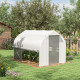 Outsunny 3 x 2(m) Walk-in Polytunnel Greenhouse, Zipped Roll Up Sidewalls, Mesh Door, 6 Mesh Windows, Tunnel Warm House Tent wit