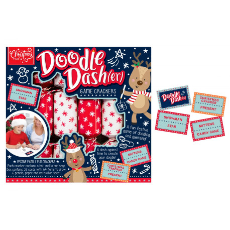 Doodle Dasher Game Crackers (Pack of 6)