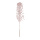 Pink Glitter Feather Stem (H67cm)