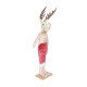 Christmas Burgundy and Pink Mr Deer (60cm)