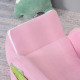 2-in-1 Kids Armchair, Toddler Sofa Bed, with Wood Frame, for Bedroom, Playroom - Pink