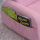 2-in-1 Kids Armchair, Toddler Sofa Bed, with Wood Frame, for Bedroom, Playroom - Pink