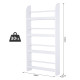 Wood Wall/Standing Magazine Holders Book Rack Shelf 4 Tiers Space Saving Design Water Resist Home Office Decoration