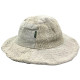 Patched and Wired Hemp &amp; Cotton Boho Festival Hat - Natural