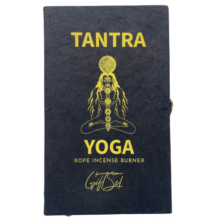 Rope Incense and Silver Plated Holder Set - Tantra Yoga