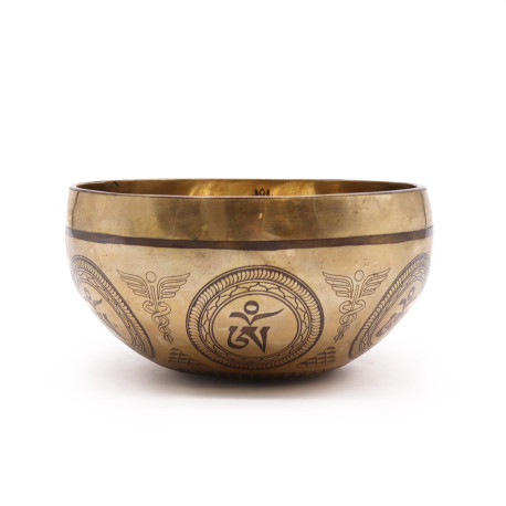 Tibetan Healing Engraved Bowl - 16cm - Bodhi Tree Buddha