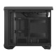 Fractal Design Torrent Nano (Black Solid) Case, Mini ITX, 1 Fan, ATX PSU &amp; 335mm GPU Support, 280mm Watercooling, Front Grille, 