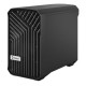 Fractal Design Torrent Nano (Black Solid) Case, Mini ITX, 1 Fan, ATX PSU &amp; 335mm GPU Support, 280mm Watercooling, Front Grille, 