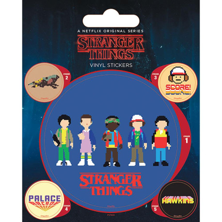 Stranger Things Arcade Stickers