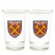 West Ham United FC 2pk Shot Glass Set