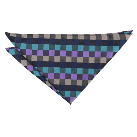 Colourful Check Pocket Square