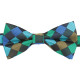 Colourful Check Pre-Tied Bow Tie