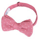 Flecked V Polka Dot Knitted Pre-Tied Bow Tie